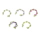 thumbnail image 4 of Moyic Guirnalda de flores artificiales para puerta, calcomanía de falsa, accesorios para el hogar, mano de obra fina, tamaño compacto, boda Decoración Champán 1.8 m Moyic HA084372-05, 4 of 6