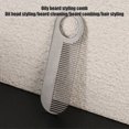 thumbnail image 4 of Stainless Steel Beard and Mustache Comb for Men, Pocket Size Metal Grooming Comb for Thinner Hair, 4 of 4