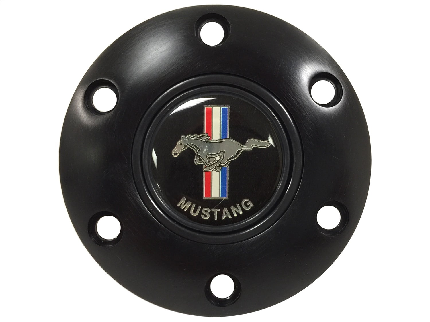 VSW Steering Wheels S6 Horn Button; w/Ford Mustang Black Running Pony ...