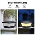 thumbnail image 3 of Lampara Lámpara de estigma cuadrado impermeable de luz de cerca solar 6LED para decoración de jardín Likrtyny Lámpara, 3 of 5