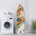 thumbnail image 3 of HELLHERO Retro Rustic Style Iron Board Protective Cover with Elastic Sides Removable Cover for Laundry Room Non-Fading for Mom(15 x 54 inch), 3 of 5