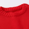 thumbnail image 4 of XIMIN Toddler Boys Girls Ugly Christmas Reindeer Sweater Long Sleeve Pullover Shirts Graphic Crewneck Knit Pullover Sweaters Cotton Winter Cute Clothes, 4 of 7
