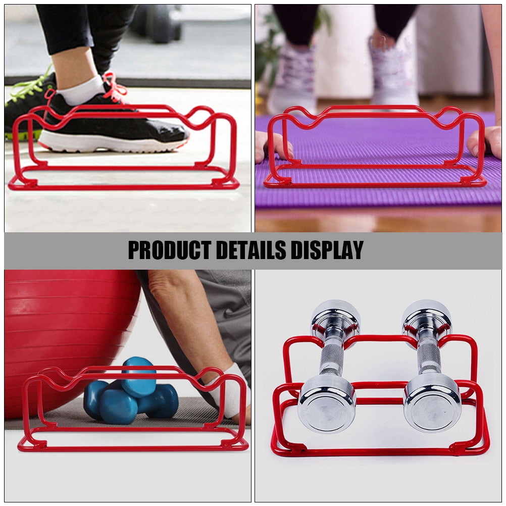 FRCOLOR  Weight Stand for Dumbbells Dumbell Storage Rack Fitness Red