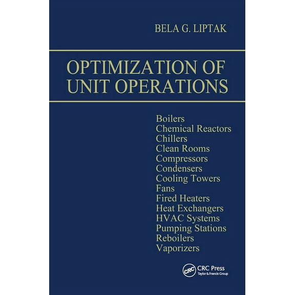Optimization of Unit Operations, (Paperback)
