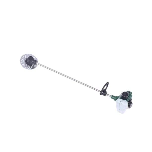 Mini motosierra cortadora de césped juego de simulación DIY accesorio adorno simulado 1:12 Tiny cortacésped verde