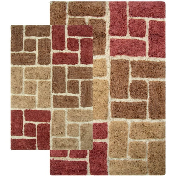 Berkeley 2 Piece Bathroom Rug Sets - Walmart.com