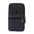 thumbnail image 2 of Bolsa de teléfono de negocios para hombres, estuche de cuero con cremallera, riñonera (negro) Ndcxsfigh Para Estrenar, 2 of 9