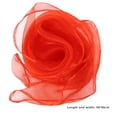 thumbnail image 6 of Tnobhg 2 Pcs Women Kerchief Smooth Satin See-through Solid Color Mesh Thin Adjustable Decorative Lightweight Soft Aquaman Dance Square Dance Stewardess Neck Kerchief, 6 of 8
