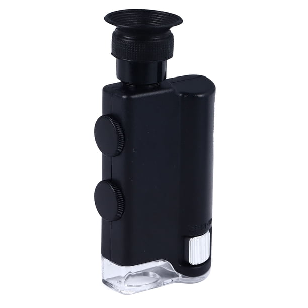 Microscopio De Bolsillo, Microscopio óptico Fácil De Usar Lente Asférica Acrílica Versátil Y Liviana Zoom Profesional De 200 A 240X Para Joyería