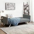 thumbnail image 2 of Costway Convertible Futon Sofa Bed Folding Recliner w/USB Ports&Power Strip Grey, 2 of 11