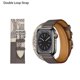 thumbnail image 3 of Correa de cuero genuino para Apple Watch 10, 9, 8, 7, 46 mm, 45 mm, 41 mm, pulsera Ultra2 de 49 mm, 6, 5, 4 SE, 44 mm, 42 mm y 40 mm, 3 of 5