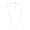 White Gold, variant on Cassidy 18k White Gold Plated Stacking Necklace Chain, Gift for Women