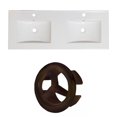 thumbnail image 1 of American Imaginations 48-in. W 3H4-in. Ceramic Top Set In White Color AI-24337, 1 of 7