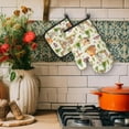 thumbnail image 4 of Camper Gifts Oven Mitts and Pot Holders Sets, Camping Rv Kitchen Accessories Sets, Camping Lovers Gifts, Camping Themed Heat Resistant Oven Glove Potholders for Rv Kitchen Cooking Baking BBQ, 4 of 6