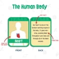 thumbnail image 4 of Merka Paquete de 90 tarjetas didácticas científicas: sistema solar, cuerpo humano y geografía, suministros para la escuela en el hogar para niños, tarjetas ilustradas para niños que aprenden palabras,, 4 of 5