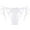 White, variant on Women's Side Tie Panties Adjustable Lace Low-rise Bikini Briefs Thong Panties