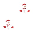 thumbnail image 3 of Advancent Calcomanía de nevera de estilo de dibujos animados de Navidad para el hogar, calcomanía extraíble para puerta de sala de estar y CT003 2piezas, 3 of 6