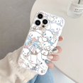 thumbnail image 1 of Phone Case for For Apple iphone 14 Pro Max 14 Plus Girls Anti-drop Cartoon Cinnamoroll Kuromi Hello Kitty Silicone Siling Cover ZR, 1 of 7