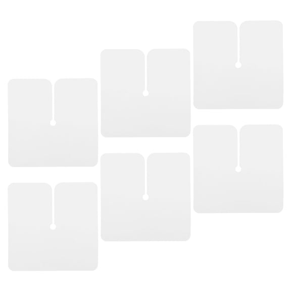 SEWOART 6pcs Hair Extension Shield Protector for Hair Extensions PVC Transparent for Home Use