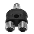 thumbnail image 2 of M12 Tee Y Connector, Alkali  For NMEA 2000 Starter Adapter IP67 Waterproof Heat  5 Plug Cores  For Boat, 2 of 8