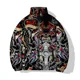 thumbnail image 3 of Chaquetas de invierno 2024 para hombre, abrigo holgado de algodón para hombre, estampado gráfico de granjero y gallo grande, ropa de calle Harajuku, abrigos para hombre, 3 of 5