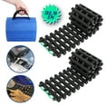 thumbnail image 6 of Oiur 2Pcs Car Tire Traction Mat with Portable Handle Bag,Heavy Duty Off Road Vehicle Tire Recovery Traction Pad,SUV Truck Van Emergency Tire Traction Sand Snow Rubber Ladder,100cm, 6 of 7