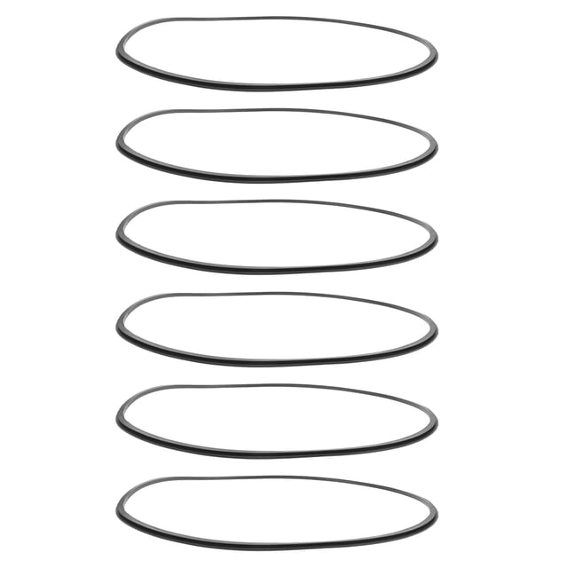 FUEENIRVA 6Ud Anillos Plásticos Negros Para Base De Taburete Con Alta Elasticidad Y Protección De