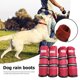 thumbnail image 5 of 4 unids/set antideslizante para mascotas zapatos de tubo largo botas de lluvia impermeables para perros (rojo XS) Likrtyny Para estrenar, 5 of 7