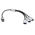 thumbnail image 1 of Adaptador divisor USB tipo Y con puerto de alimentación de host USB a puerto 3/2 USB 2.0 OTG (macho/hembra), 1 of 5