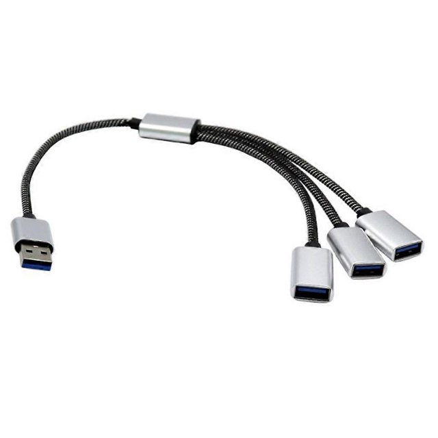 Adaptador divisor USB tipo Y con puerto de alimentación de host USB a puerto 3/2 USB 2.0 OTG (macho/hembra)