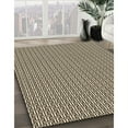 thumbnail image 3 of Ahgly Company Machine Washable Indoor Square Transitional Khaki Gold Area Rugs, 6' Square, 3 of 7