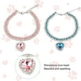 thumbnail image 6 of QHUDLV Pet Rhinestone Collar,Adjustable Crystal Necklace,Sparkling Bling for Cats and Small Dogs, 6 of 6