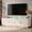 White, variant on HIUU 67" White Modern TV Stand ,Wooden Fluted TV Console Table with Sliding Doors for TVs up to 75",Floor Mount TV Stand for Living Room
