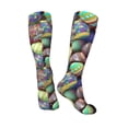 thumbnail image 4 of Bingfone Compression Socks For Women And Men Long Socks For Running Athletic Cycling Nurse-Easter Eggs1, 4 of 9