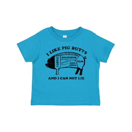 

Inktastic I Like Pig Butts Gift Toddler Boy or Toddler Girl T-Shirt