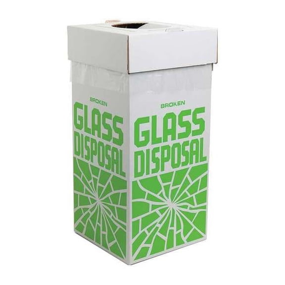 Sp Scienceware Glass Disposal Container,40 lb.,PK6 F24653-0001