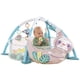 thumbnail image 1 of Infantino 4 en 1 Sloth Jumbo - Combinación de gimnasio de actividades para bebés y piscina de bolas para exploración sensorial y desarrollo de habilidades motoras para recién nacidos, bebés y niños pe, 1 of 5