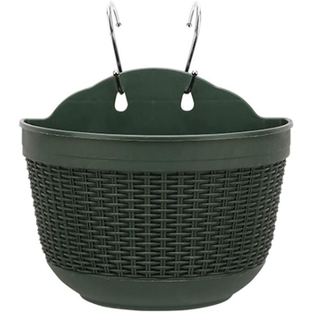 Mimbre Para Colgar En La Pared, Cesta De Almacenamiento Para Macetas Para Decoración Interior Y Exterior Vogacara HA041257-03