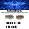 thumbnail image 3 of Jumper Cable Pin Header Connector,  Conductivity Black Crimp Pins 620Pcs Tin Plated Long Life Span  For Cars, 3 of 8