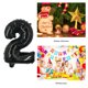 thumbnail image 5 of Inteprter 16 pulgadas Tamaño grande Oro Plata Rosa Oro Número Globo Cumpleaños Decoraciones para fiestas de bodas Globos de aluminio Niño Niño Juguete Kits de decoración para fiestas negro dos Inteprter HA002665-72, 5 of 6