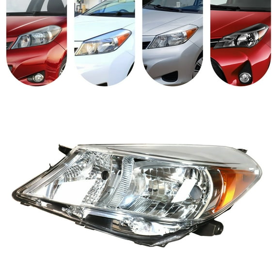 For 2012-2014 Toyota Yaris Hatchback Left Driver Side Halogen Headlamp Headlight Exquisite Craftsmanship