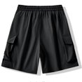 thumbnail image 5 of uikmnh Mens Shorts Men's Casual Shorts for Everyday Wear Comfortable Cargo Design with Drawstring Closure Ideal for All Seasons and Perfectly Paired with T Shirts Size:7XL, 5 of 5