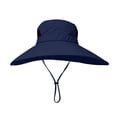 thumbnail image 2 of jiaxiM Super Wide Brim Fishing Hat UPF 50+ Sun Safari Hat with Removable Neck Face Flap for Outdoor Activities, 2 of 4