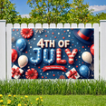 thumbnail image 4 of Colorful Design 4th of July Banner Star Pattern Independence Day Decorative Flags for Holiday Celebration Outdoor Events Party Decor, 4 of 7
