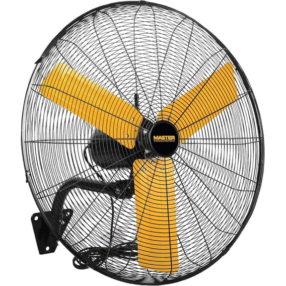 Master MAC-30WOSC 120V Variable Speed 30 in. Corded Oscillating Wall Mount Fan