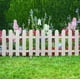 thumbnail image 5 of Valla de Jardín de Plástico Blanco, Bordes de Estacas para Césped, Parterres, Bordes de Plantas y Decoración de Jardín., 5 of 6