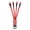 Red, variant on 20cm 3-in-1 Short USB Charger Cable – Keychain Portable Cord for Micro USB, iPhone & Type-C Devices