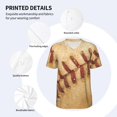thumbnail image 4 of Daiia Vintage Baseball Mens Baseball Jersey Button Down Shirts Short Sleeve Sports Uniforms-Small, 4 of 9