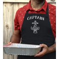 thumbnail image 4 of ThisWear Captain Nautical Gift Funny Apron for Grilling Cooking Two Pocket Apron for Sailing or Fishing Black, 4 of 7