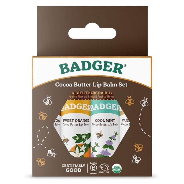 Pack de Bálsamo Labial de Manteca de Cacao Fair Trade